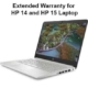 extended warranty for HP 14 and HP 15 laptop