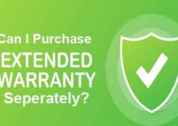 Purchase Extended Warranty Separately for Laptops